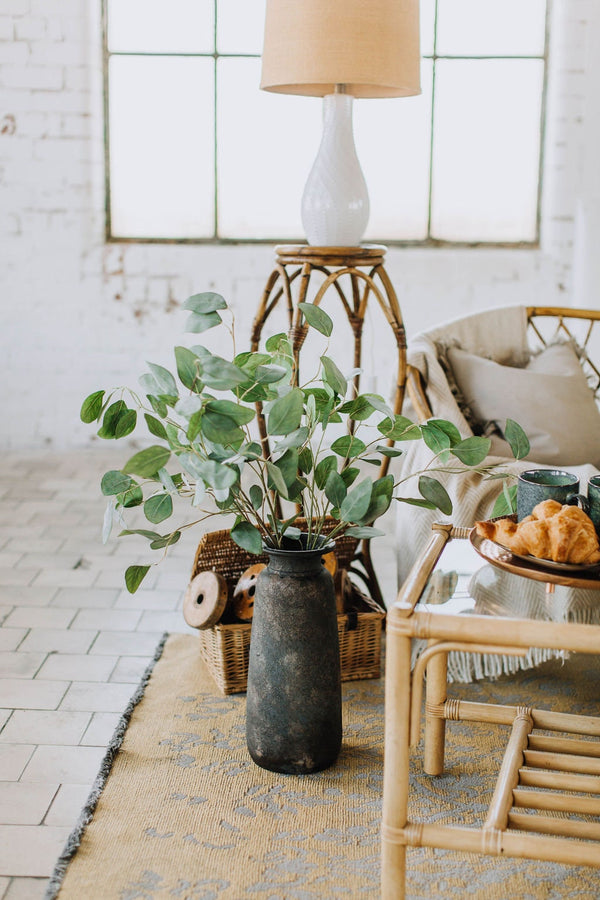 Faux eucalyptus populus, artificial eucalyptus single stem